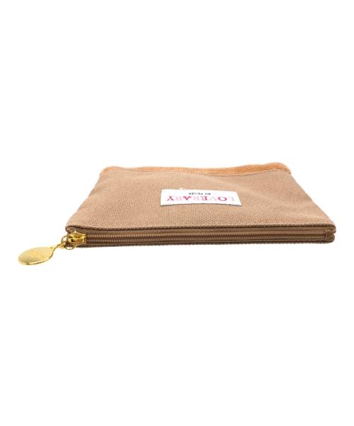 LOVERARY by FEILER（ラブラリー バイ フェイラー）LOVERARY by FEILER (ラブラリー バイ フェイラー) オールドテディ ワッペンポーチ ブラウンの古着・服飾アイテム