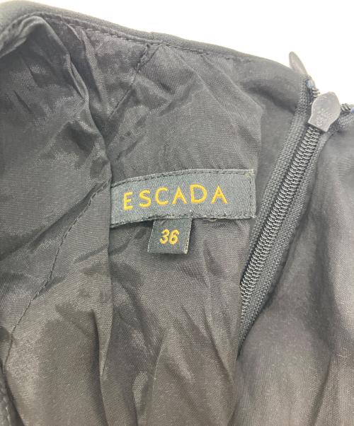 ESCADA（エスカーダ）ESCADA (エスカーダ) ノースリーブワンピース ブラック サイズ:36の古着・服飾アイテム