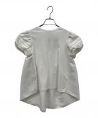 YOKO CHANヨーコチャン）の古着「パフスリーブカットソー」｜ホワイト