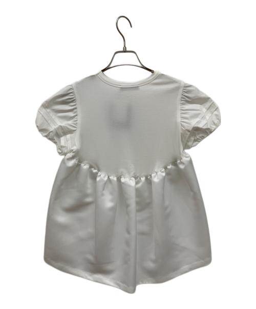 YOKO CHAN（ヨーコチャン）YOKO CHAN (ヨーコチャン) パフスリーブカットソー ホワイト サイズ:38の古着・服飾アイテム