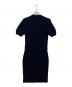 RED VALENTINO (レッドヴァレンティノ) 半袖ニットワンピース ネイビー サイズ:Ｓ 未使用品：7000円