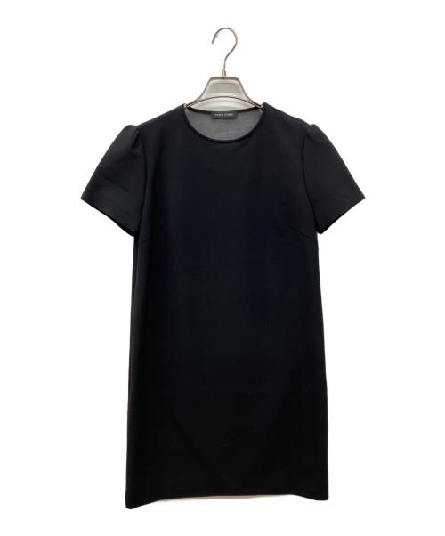 YOKO CHAN（ヨーコチャン）YOKO CHAN (ヨーコチャン) バックVオーガンジードレス ブラック サイズ:40の古着・服飾アイテム