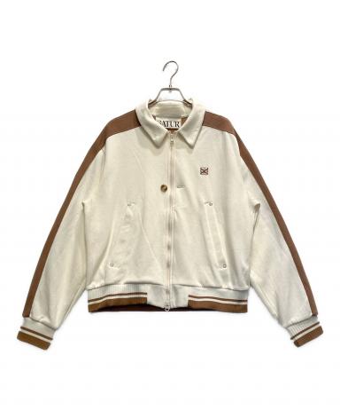 SATUR トラックジャケット 中古・古着通販】SATUR (セター) トラックジャケット アイボリー