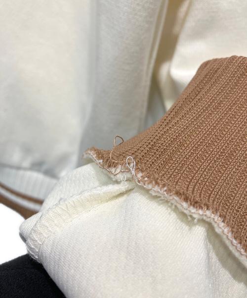 SATUR（セター）SATUR (セター) トラックジャケット アイボリー サイズ:XLの古着・服飾アイテム