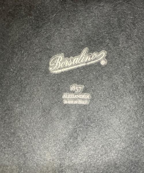 BORSALINO（ボルサリーノ）BORSALINO (ボルサリーノ) ウールハット ネイビー サイズ:58 未使用品の古着・服飾アイテム