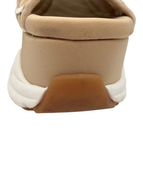 LANVIN en Bleu（ランバンオンブルー）LANVIN en Bleu (ランバンオンブルー) プラットフォームバックストラップメッシュサンダル ベージュ サイズ:Lの古着・服飾アイテム