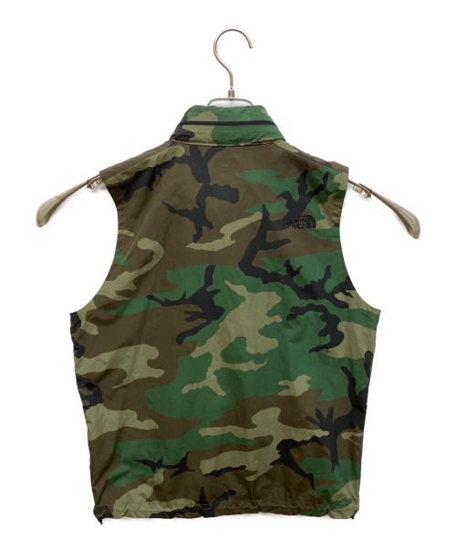 THE NORTH FACE（ザ ノース フェイス）THE NORTH FACE (ザ ノース フェイス) NOVELTY GLOBE TREKKER VEST グリーン サイズ:Sの古着・服飾アイテム