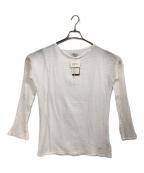 LES ATELIERS FRANCAIS DE CONFECTION×Plageル アトリエフランセ デ コンフェクション×プラージュ）の古着「別注 T-ブラウス」｜ホワイト