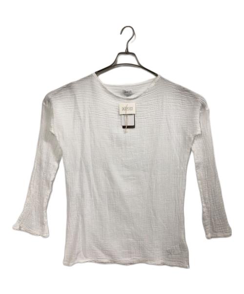 LES ATELIERS FRANCAIS DE CONFECTION（ル アトリエフランセ デ コンフェクション）LES ATELIERS FRANCAIS DE CONFECTION (ル アトリエフランセ デ コンフェクション) Plage (プラージュ) 別注 T-ブラウス ホワイト サイズ:FREE 未使用品の古着・服飾アイテム