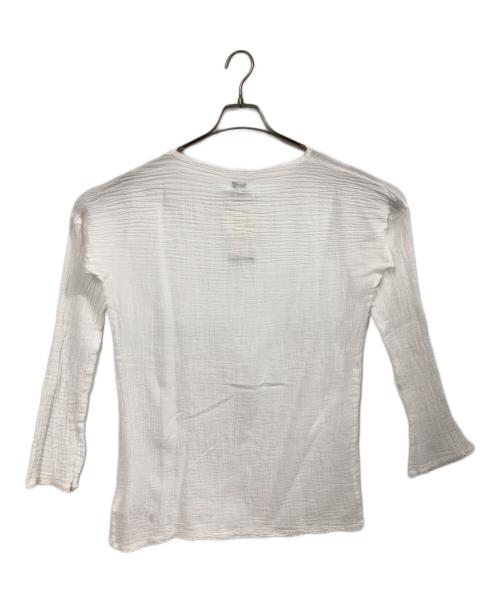 LES ATELIERS FRANCAIS DE CONFECTION（ル アトリエフランセ デ コンフェクション）LES ATELIERS FRANCAIS DE CONFECTION (ル アトリエフランセ デ コンフェクション) Plage (プラージュ) 別注 T-ブラウス ホワイト サイズ:FREE 未使用品の古着・服飾アイテム