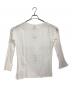 LES ATELIERS FRANCAIS DE CONFECTION (ル アトリエフランセ デ コンフェクション) Plage (プラージュ) 別注 T-ブラウス ホワイト サイズ:FREE 未使用品：9000円