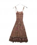 SPELL&THE GYPSYスペルアンドジプシーコレクティブ）の古着「キャミソールワンピース」｜ピンク