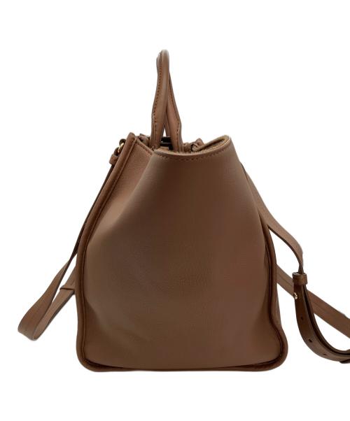 MaxMara（マックスマーラ）MaxMara (マックスマーラ) 2WAYバッグ ブラウンの古着・服飾アイテム