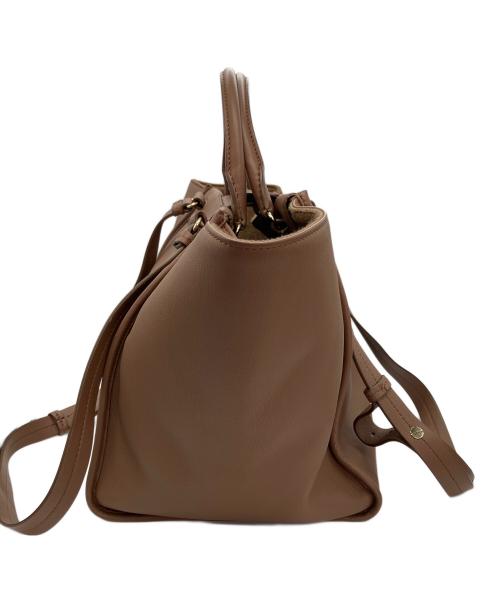 MaxMara（マックスマーラ）MaxMara (マックスマーラ) 2WAYバッグ ブラウンの古着・服飾アイテム