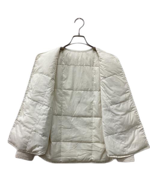ゴーシュ（ゴーシュ）ゴーシュ (ゴーシュ) ノーカラーダウンシャツ アイボリー サイズ:2の古着・服飾アイテム