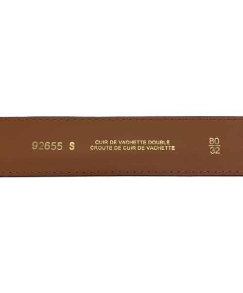 MAISON BOINET（メゾン ボワネ）MAISON BOINET (メゾン ボワネ) レザーベルト サイズ:80の古着・服飾アイテム