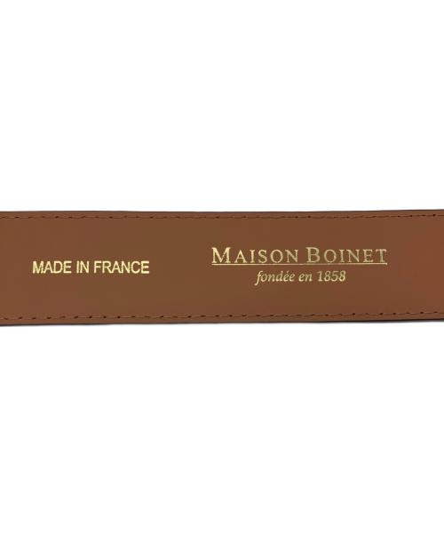MAISON BOINET（メゾン ボワネ）MAISON BOINET (メゾン ボワネ) レザーベルト サイズ:80の古着・服飾アイテム