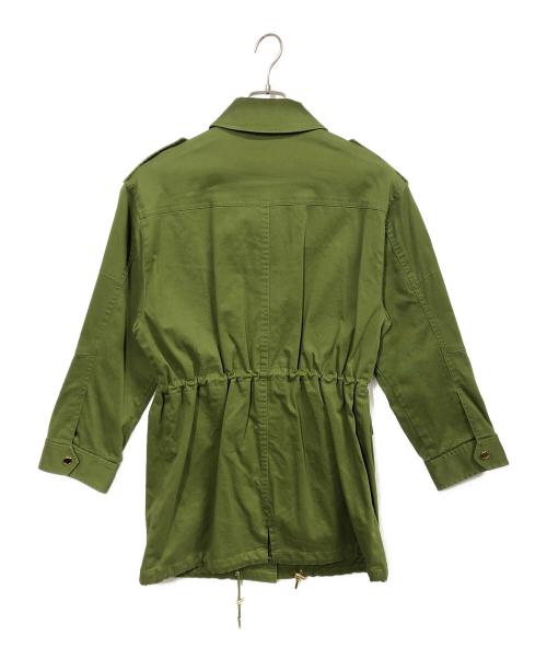 MICHAEL MICHAEL KORS（マイケル マイケルコース）MICHAEL MICHAEL KORS (マイケル マイケルコース) Stretch Organic Cotton Anorak グリーン サイズ:XSの古着・服飾アイテム