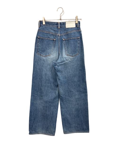 MACPHEE（マカフィー）MACPHEE (マカフィー) コットンデニム ワイドストレートパンツ インディゴ サイズ:34の古着・服飾アイテム
