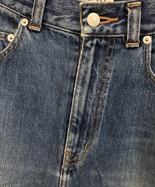 MACPHEE（マカフィー）MACPHEE (マカフィー) コットンデニム ワイドストレートパンツ インディゴ サイズ:34の古着・服飾アイテム