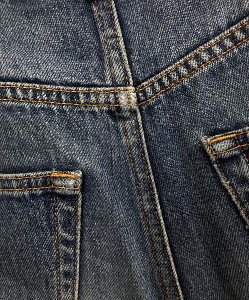 MACPHEE（マカフィー）MACPHEE (マカフィー) コットンデニム ワイドストレートパンツ インディゴ サイズ:34の古着・服飾アイテム