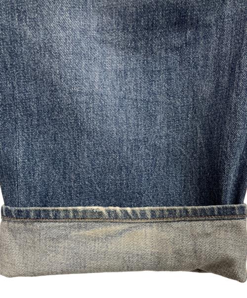MACPHEE（マカフィー）MACPHEE (マカフィー) コットンデニム ワイドストレートパンツ インディゴ サイズ:34の古着・服飾アイテム