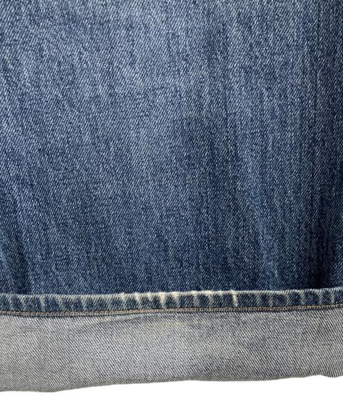 MACPHEE（マカフィー）MACPHEE (マカフィー) コットンデニム ワイドストレートパンツ インディゴ サイズ:34の古着・服飾アイテム