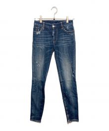 DSQUARED2（ディースクエアード）の古着「Medium Waist Skinny Jean/ミディアムウエストスキニーデニム」｜インディゴ