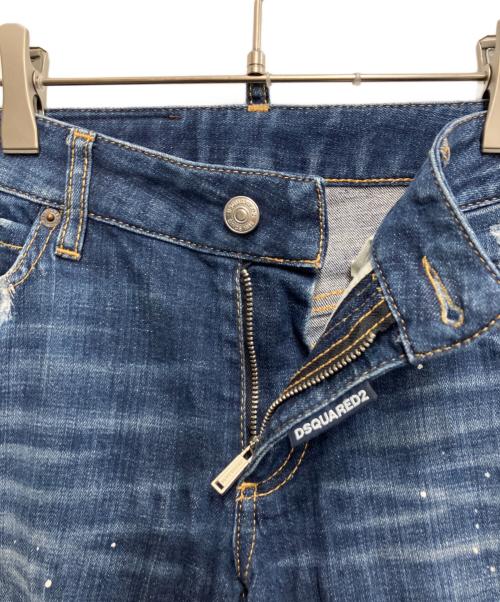 DSQUARED2（ディースクエアード）DSQUARED2 (ディースクエアード) Medium Waist Skinny Jean/ミディアムウエストスキニーデニム インディゴ サイズ:34の古着・服飾アイテム