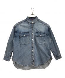 RIVE DROITE（リヴドロワ）の古着「ビッグデニムシャツ」｜インディゴ
