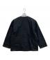 JACKMAN (ジャックマン) Back Nep Collarless Jacket ブラック サイズ:M：9000円
