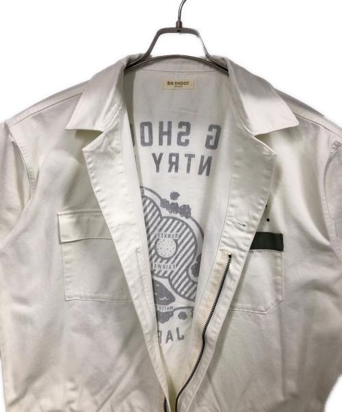 8G SHOOT（エイジシュート）8G SHOOT (エイジシュート) COUNTRY CLUB OVERALLS ホワイト サイズ:XLの古着・服飾アイテム