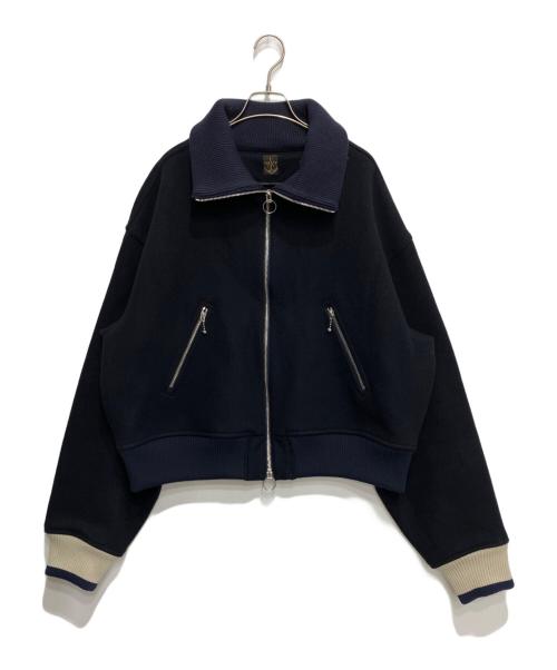 KAPITAL（キャピタル）KAPITAL (キャピタル) Flannel Zip Beacon Blouson Navy/フランネルジップビーコンブルゾン ネイビー サイズ:XLの古着・服飾アイテム