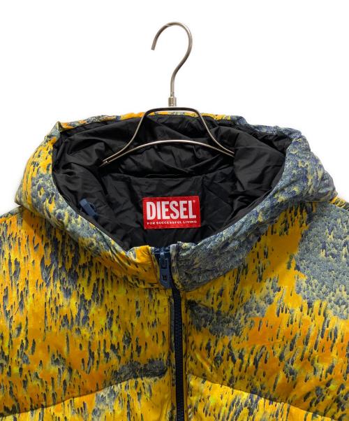 DIESEL（ディーゼル）DIESEL (ディーゼル) W-bogaert Puffer Jacket イエロー サイズ:50の古着・服飾アイテム