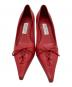 JIMMY CHOO (ジミーチュウ) レースアップパンプス ポストボックス・レッド サイズ:39：27000円