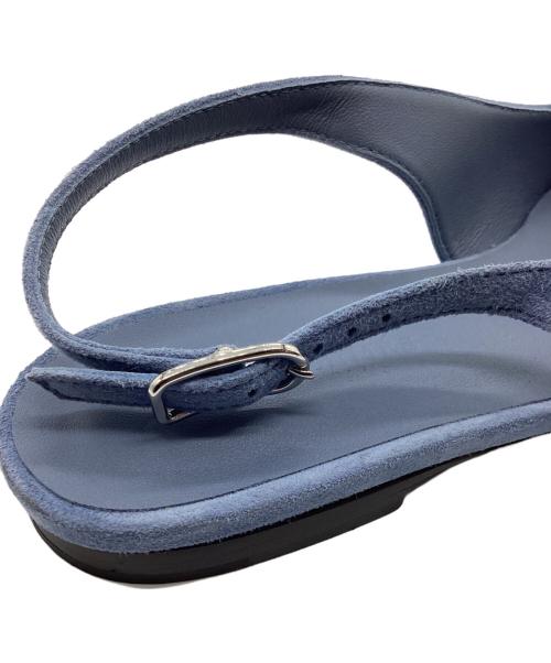 HERMES（エルメス）HERMES (エルメス) スリングバックパンプス ブルー サイズ:38の古着・服飾アイテム