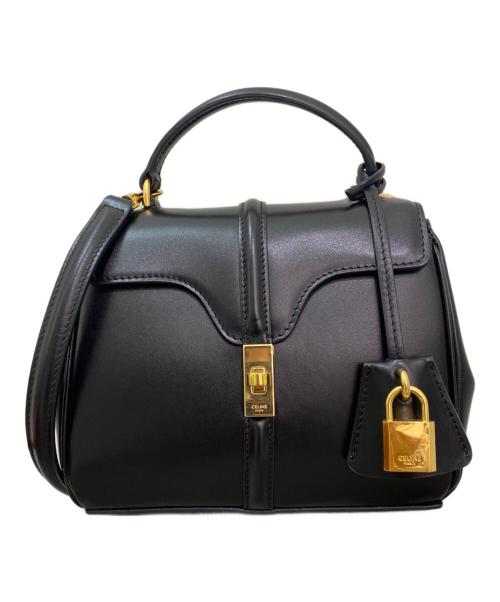 CELINE（セリーヌ）CELINE (セリーヌ) 16(セーズ) mini ブラック サイズ:ミニの古着・服飾アイテム