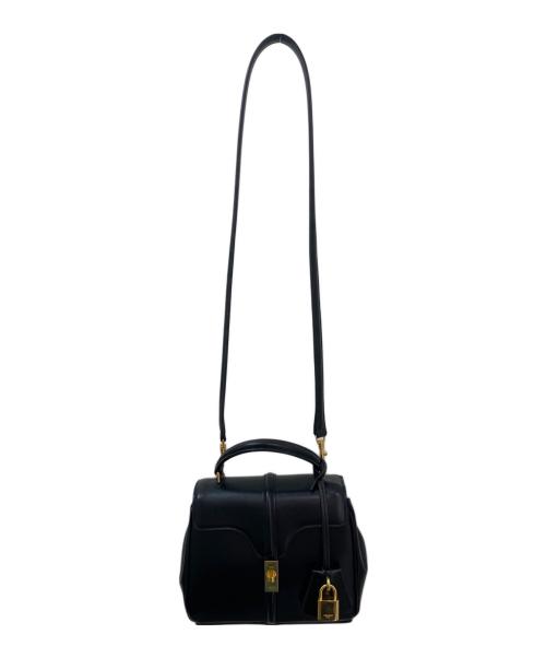 CELINE（セリーヌ）CELINE (セリーヌ) 16(セーズ) mini ブラック サイズ:ミニの古着・服飾アイテム
