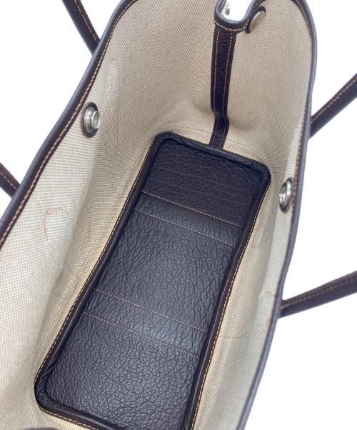 HERMES（エルメス）HERMES (エルメス) ガーデンパーティ TPM トートバッグ ベージュ×ブラウンの古着・服飾アイテム