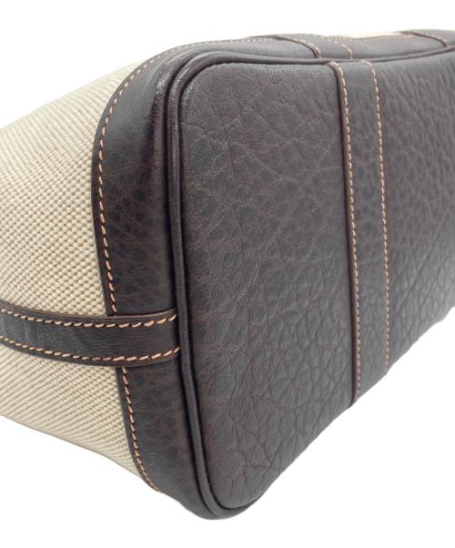 HERMES（エルメス）HERMES (エルメス) ガーデンパーティ TPM トートバッグ ベージュ×ブラウンの古着・服飾アイテム