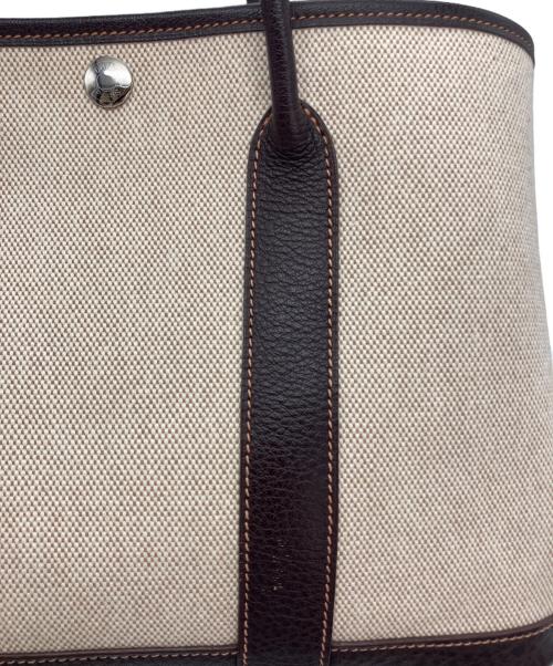 HERMES（エルメス）HERMES (エルメス) ガーデンパーティ TPM トートバッグ ベージュ×ブラウンの古着・服飾アイテム
