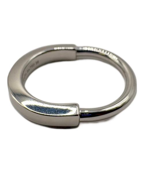 TIFFANY & Co.（ティファニー）TIFFANY & Co. (ティファニー) ロックリング K18WG(750) 	5.3g SIZE 18  サイズ:18の古着・服飾アイテム