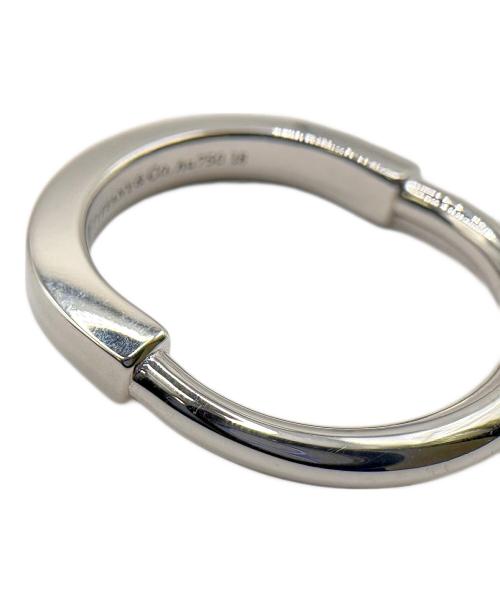 TIFFANY & Co.（ティファニー）TIFFANY & Co. (ティファニー) ロックリング K18WG(750) 	5.3g SIZE 18  サイズ:18の古着・服飾アイテム