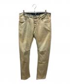 BALMAINバルマン）の古着「ブリーチ加工デニムパンツ」｜ホワイト