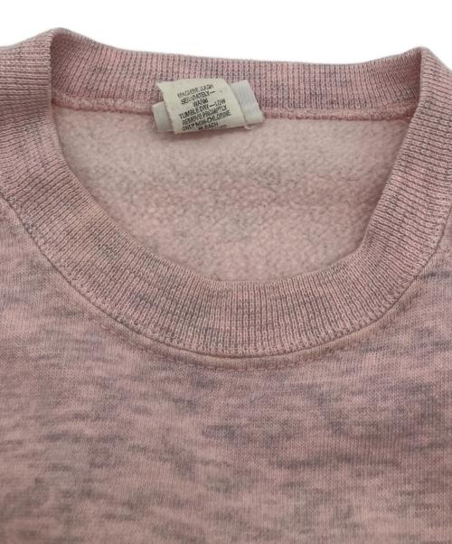BASSETT WALKER（バセットウォーカー）BASSETT WALKER (バセットウォーカー) BettyプリントスウェットTシャツ ピンク サイズ:XLの古着・服飾アイテム