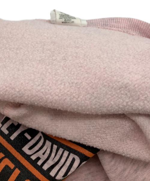 BASSETT WALKER（バセットウォーカー）BASSETT WALKER (バセットウォーカー) BettyプリントスウェットTシャツ ピンク サイズ:XLの古着・服飾アイテム