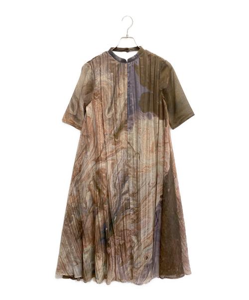 Ameri（アメリ）Ameri (アメリ) MEDI ERIN WRINKLE DRESS カーキ サイズ:Sの古着・服飾アイテム