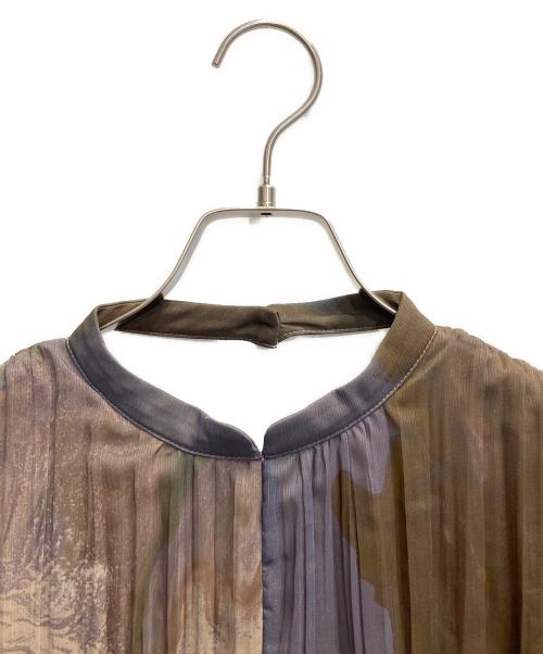 Ameri（アメリ）Ameri (アメリ) MEDI ERIN WRINKLE DRESS カーキ サイズ:Sの古着・服飾アイテム