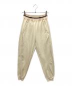 THINGS THAT MATTERシングスザットマター）の古着「SCUBA JERSEY JOG PANTS」｜アイボリー