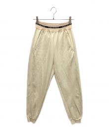 THINGS THAT MATTER（シングスザットマター）の古着「SCUBA JERSEY JOG PANTS」｜アイボリー